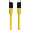 Tactical Dátový kábel Fat Man USB-C/USB-C 1 m žltý