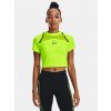 Dámske tričko Under Armour UA Run Anywhere Crop SS Zelená XS