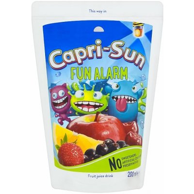 Capri Sun Fun Alarm ovocný nápoj 200 ml