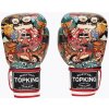 Boxerské rukavice Top King Boxing Culture white/red TKBGCT-1C1