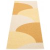 Pappelina Koberec HILL Ochre/Pale yellow/Cream – okrový, veľkosť koberca 70 x 180 cm
