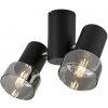RABALUX 73053 Hatice stropné bodové svietidlo/spot 2xE14 čierna, dymová