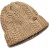 Dámska zimná čiapka Under Armour W Halftime Cable Knit Beanie - hnedá