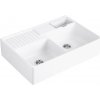 Villeroy & Boch DOUBLE-BOWL CeramicPlus, biela alpin