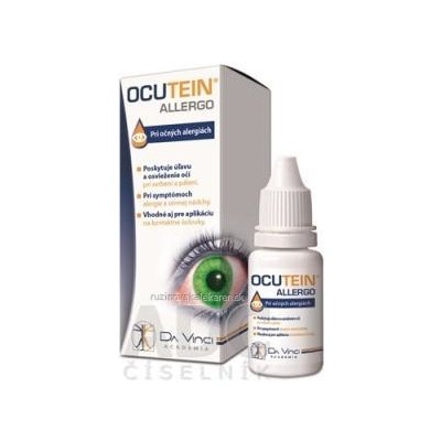 OMISAN Farmaceutici s.r.l. OCUTEIN ALLERGO - DA VINCI očné kvapky pri očných alergiách 1x15 ml