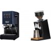 Gaggia Classic E24 BC, blue + Eureka Mignon Zero 65 Speedy, CR black