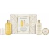 Baylis & Harding Sweet Mandarin & Grapefruit luxusný sprchový gél 300 ml + krémová pena do kúpeľa 300 ml + krém na ruky a nechty 50 ml + Sviečka 60 g kozmetická sada
