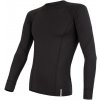 SENSOR Coolmax Tech pánske čierne tričko dl.rukáv - XXL