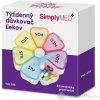 SimplyMED Pill Flower Týždenný dávkovač liekov YHL 075, 1x1 ks