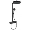 Hansgrohe Rainfinity - Sprchový set s termostatom, priemer 36 cm, 3 prúdy, matná čierna 26853670