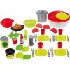 Ecoiffier 100% Chef 2621 obedová súprava zeleno-červeno-strieborná