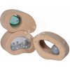 Drevené didaktické kocky Baby Pure Explorer Blocks Eichhorn so zvukom a kaleidoskopom od 12 mes