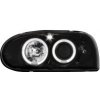 predné svetlá VW Golf III 92-98 Angel Eyes black/chróm