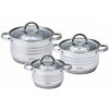 Súprava hrncov Klausberg nerezová oceľ 6 ks
