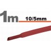 SOLEX Zmršťovacia trubička 10mm/5mm DRS10-5/RD červená