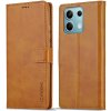 IMEEKE 72458 IMEEKE Peňaženkový obal pre Xiaomi Redmi Note 13 5G svetlohnedý