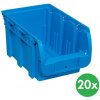 Allit Plastový box Compact 154 x 235 x 125 mm 20 ks modrý