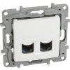 Legrand Slovensko, s.r.o. Niloé - 764574 - zásuvka dátová 2XRJ45 CAT.6 UTP - biela