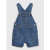 GAP 599885-00 Baby džínové kraťasy lacláče Modrá - 12-18M