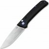 Vega Böker Plus 01BO922SOI FRND Silver automatický vreckový nôž 8,5 cm, Stonewash, čierna, Grivory,