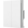 Vypínač Aqara Smart Wall Switch H1 EU (No Neutral, Double Rocker) (WS-EUK02) biely
