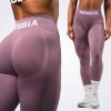 Nebbia Bezešvé extra push-up legíny s vysokým pasem FLOW SEAMLESS 496 růžové