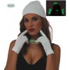 Rukavice biele fluoreskujúce