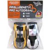 MaDe Autodráha náhradní autíčka 2 ks 1:43, žlutá, stříbrná