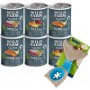 WILD FARM Superfood Mix Flavours 6x400g Krmivo pre psov bez obilnín & Žuvacia hračka pre psov - kosť 18 cm (náhodný vzor)