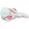 Doudou králik s tmavo ružovovým brmbolcom 80 cm