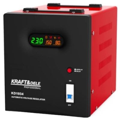 Kraft&Dele KD1934 Stabilizátor napätia regulátor elektrickej energie 3000VA 230V AVR
