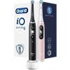 Oral-B iO Series 6 Duo čierna & Pink Sand set elektrických zubných kefiek, 5 režimov, AI, časovač