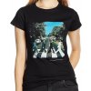 The Beatles Tričko Vintage Abbey Road Unisex Black S