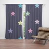 Sablio Záves Hviezdy na modrej: 2 ks 140x250 cm