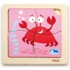 Viga puzzle Krab 4 dílky