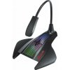 Marvo, herný mikrofón MIC-01, mikrofón, bez regulácie hlasitosti, čierny, RGB podsvietenie