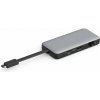 Digitus USB-C cestovní dokovací stanice, 7 portů: 1× HDMI, 2× USB 3.2 Gen 1, 1× RJ45, 1× SD, 1× MicroSD, 1× PD DA-70916