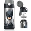 Detská termo fľaša z nerezovej ocele so slamkou JARLSON CHARLI Batman 350 ml