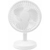 Aga Ventilátor bezdrôtový stolový vENTILÁTOR 17 cm biely do domácnosti