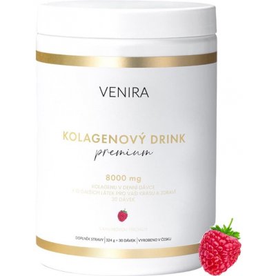 Venira Premium kolagénový drink pre vlasy, nechty, pleť s príchuťou maliny 800 g