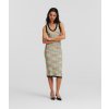 Karl Lagerfeld Boucle Knit Dress Lurex Multi Boucle