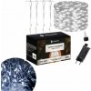 Závesová svetelná girlanda 400 LED, 3m, pre vnútorné/vonkajšie použitie, biele osvetlenie Sersimo