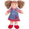 Panenka Bigjigs Toys látková Hattie 28 cm