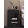 VCM VCM Nočný stolík Sledo Maxi, čierny