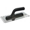 VOREL Hladítko z nehrdzavejúcej ocele 270 x 125 mm s ozubením 10 x 10 mm