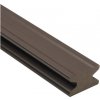 Podkladový hranol pre terasové dosky WPC TERAFEST 30 x 50 x 2000 mm malý hnedý