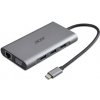 Kľúč ACER 12v1 typu C: 2 x USB3.2, 2 x USB2.0, 1x SD/TF, 2 x HDMI, 1 x PD, 1 x DP, 1 x RJ45, 1 x 3.5 Audio