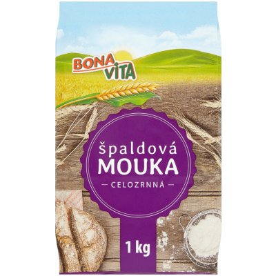 Bona Vita Špaldová múka celozrnná 1000 g od 2,64 € - Heureka.sk