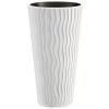 Květináč Prosperplast SANDY SLIM bílý 34,9 cm (DPSP350-S449)