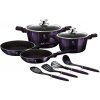 BERLINGERHAUS Sada nádobí s titanovým povrchem 10 ks Purple Eclipse Collection BH-7140